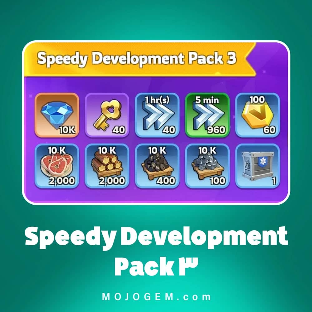 آفر Speedy Development Pack 3 وایت اوت سروایول