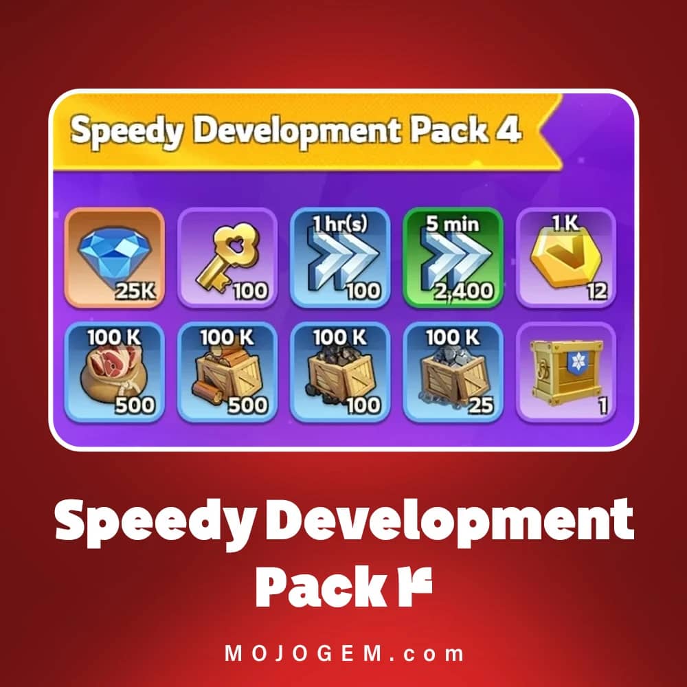 آفر Speedy Development Pack 4 وایت اوت سروایول