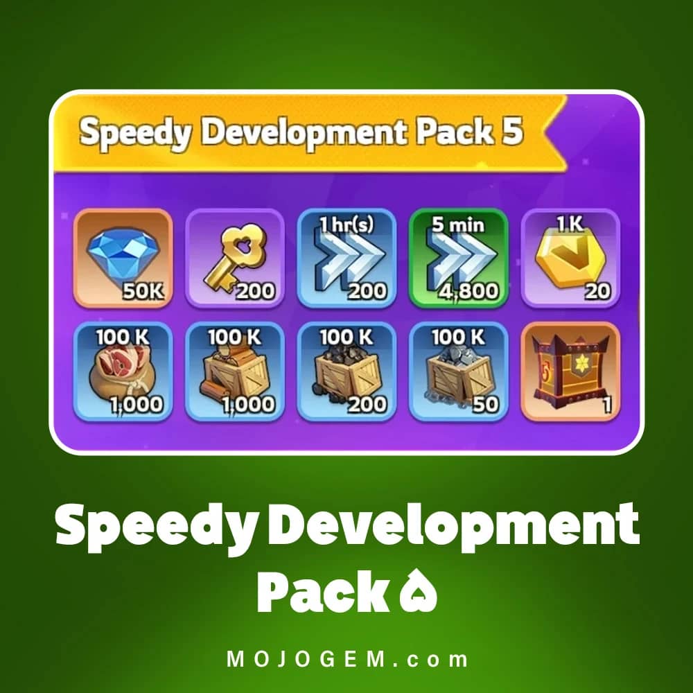 آفر Speedy Development Pack 5 وایت اوت سروایول