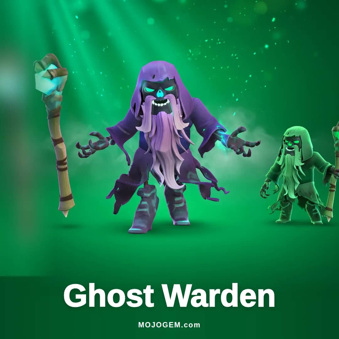 آفر اسکین Ghost Warden کلش آف کلنز