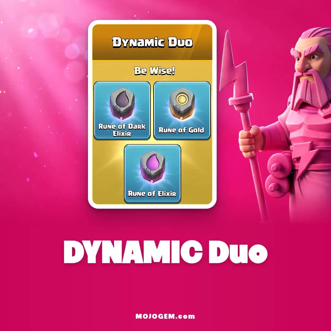 آفر DYNAMIC Duo کلش اف کلنز