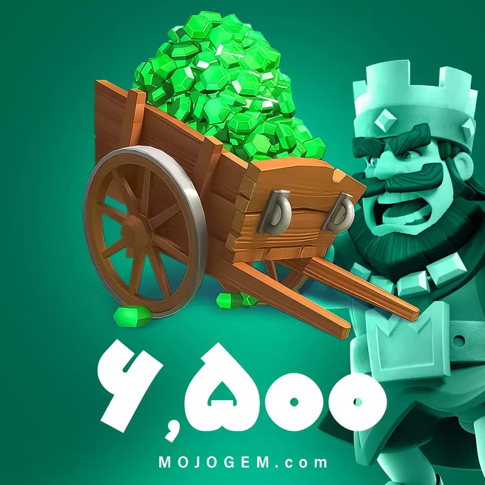 بسته 6500 تایی جم کلش رویال (Clash Royale)