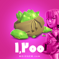 بسته ۱۲۰۰ تایی جم (الماس) کلش آف کلنز (Clash of clans)