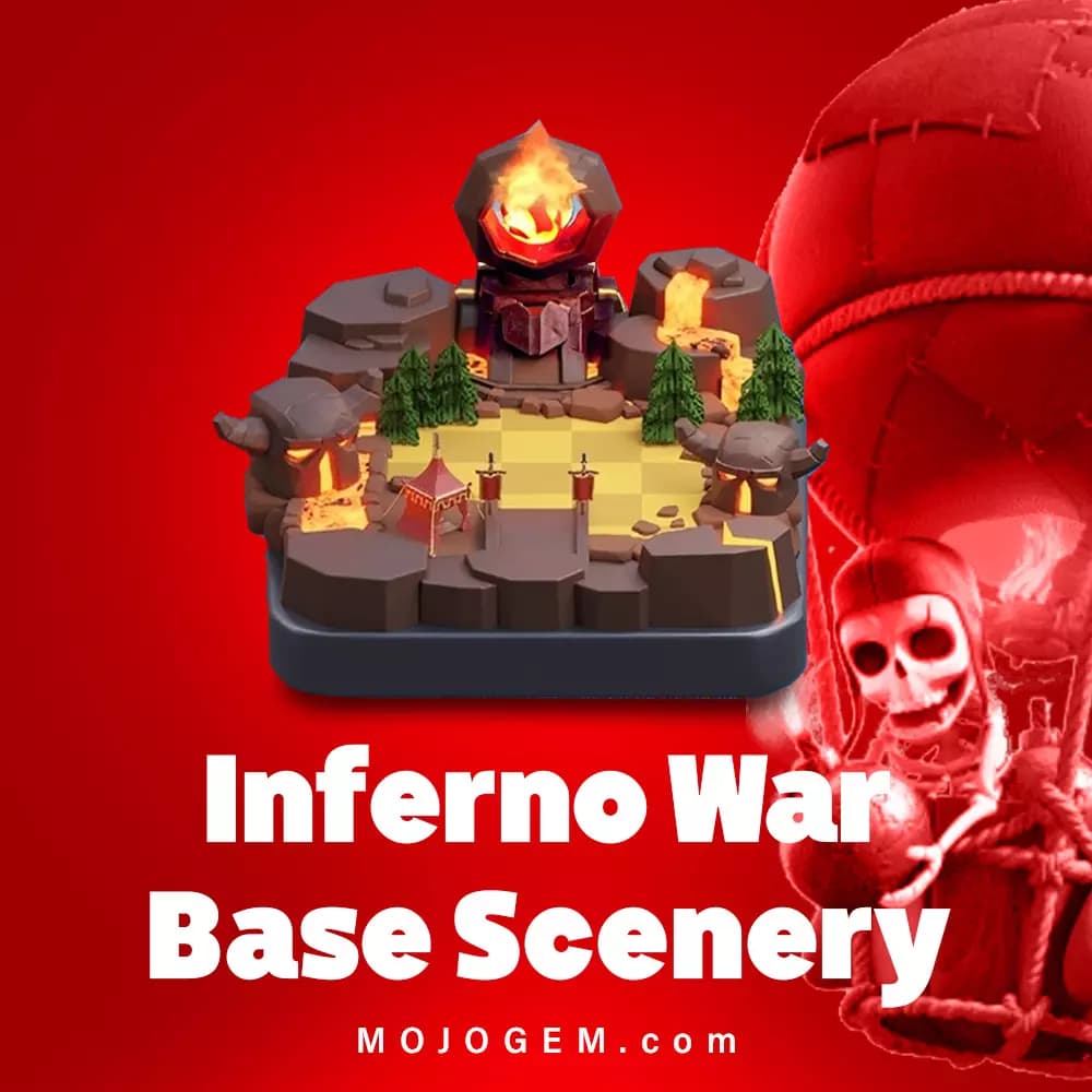 آفر منظره Inferno War Base Scenery کلش اف کلنز (Clash of clans)