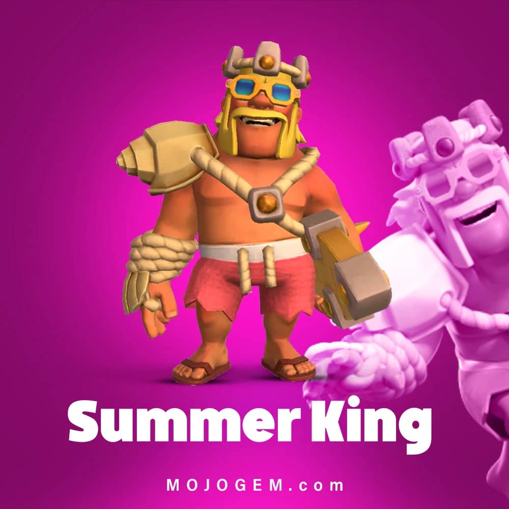 آفر اسکین Summer King کلش اف کلنز (Clash of Clans)