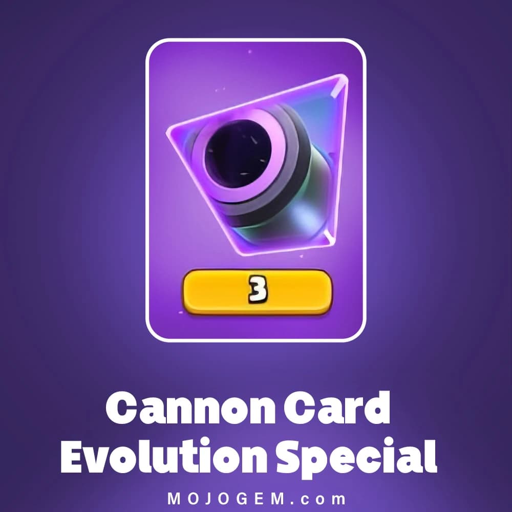 آفر Cannon Card Evolution Special کلش رویال (Clash Royale)