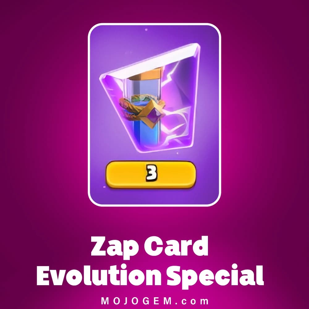 آفر Zap Card Evolution Special کلش رویال (Clash Royale)