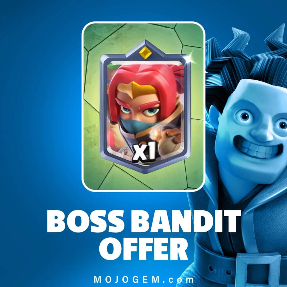 آفر 1.99 دلاری BOSS BANDIT کلش رویال (Clash Royale)