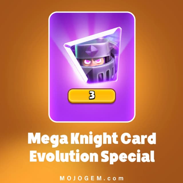 آفر Mega Knight Card Evolution Special کلش رویال (Clash Royale)