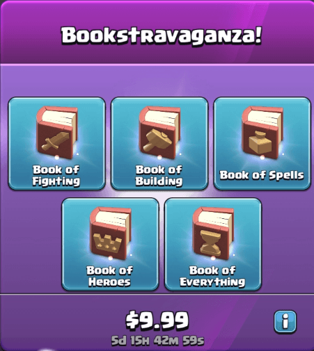 آفر 9.99 دلاری !BookstRavaganza کلش اف کلنز (Clash of Clans)