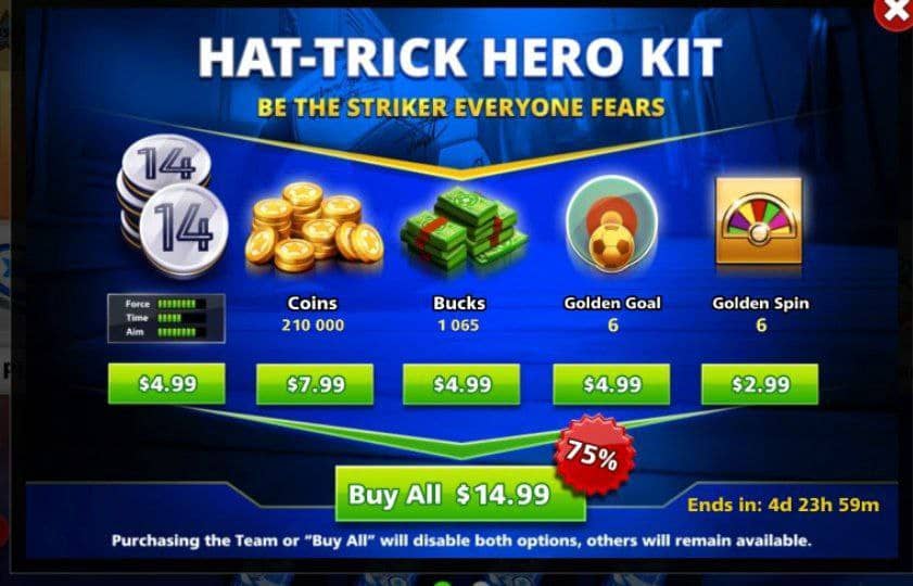 آفر 14.99 دلاری HAT-TRICK HERO KIT ساکر استارز