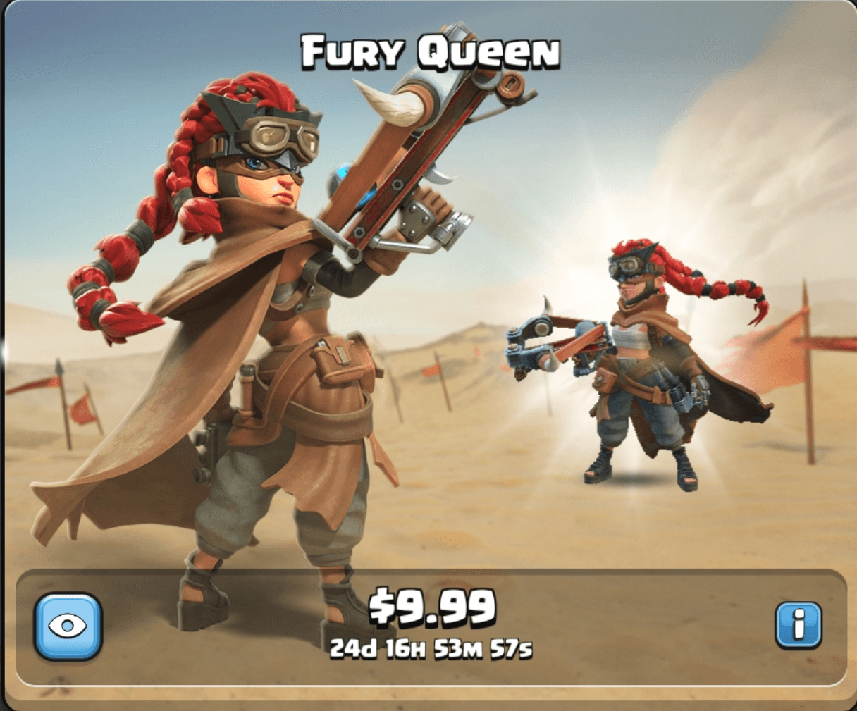 آفر اسکین FuRY QueeN کلش اف کلنز (Clash of Clans)