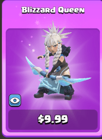 آفر اسکین Blizzard Queen کلش اف کلنز (Clash of Clans)