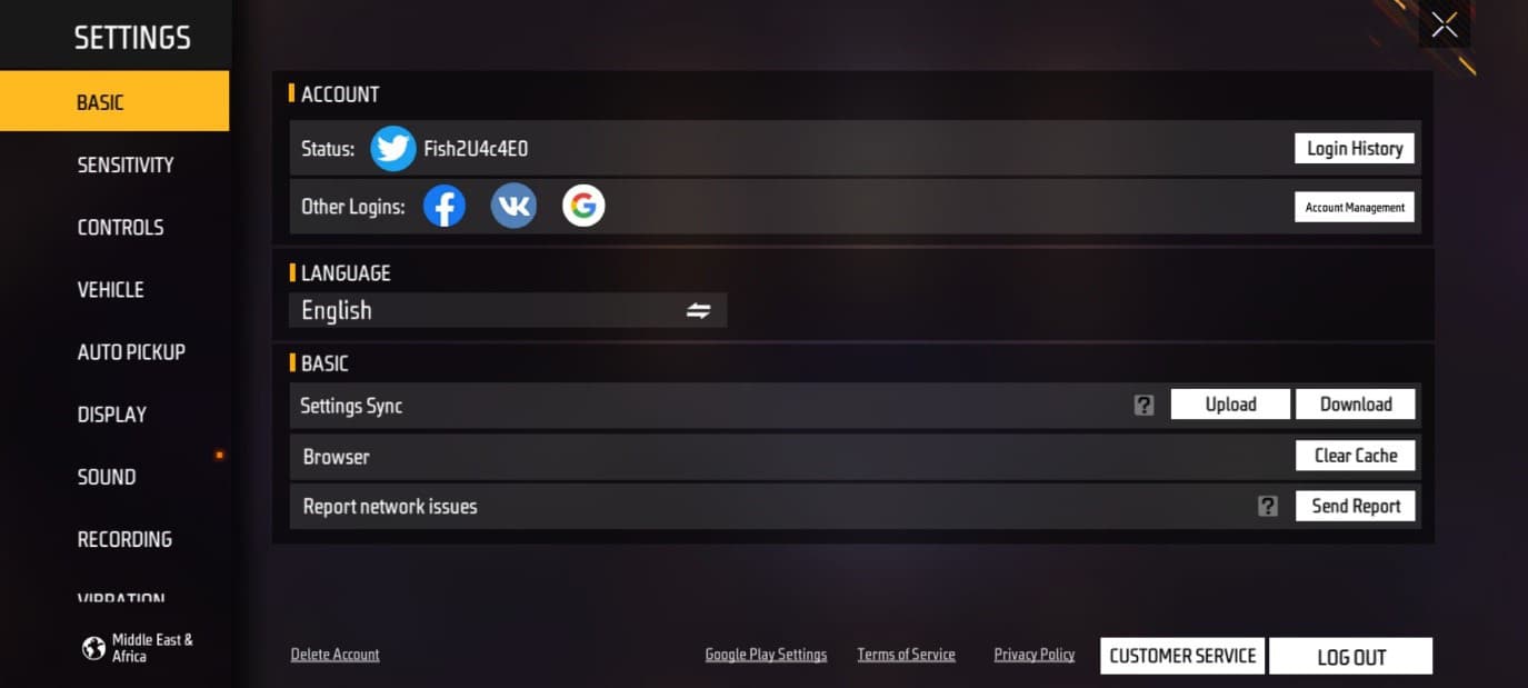 آموزش اتصال اکانت فری فایر به ایکس