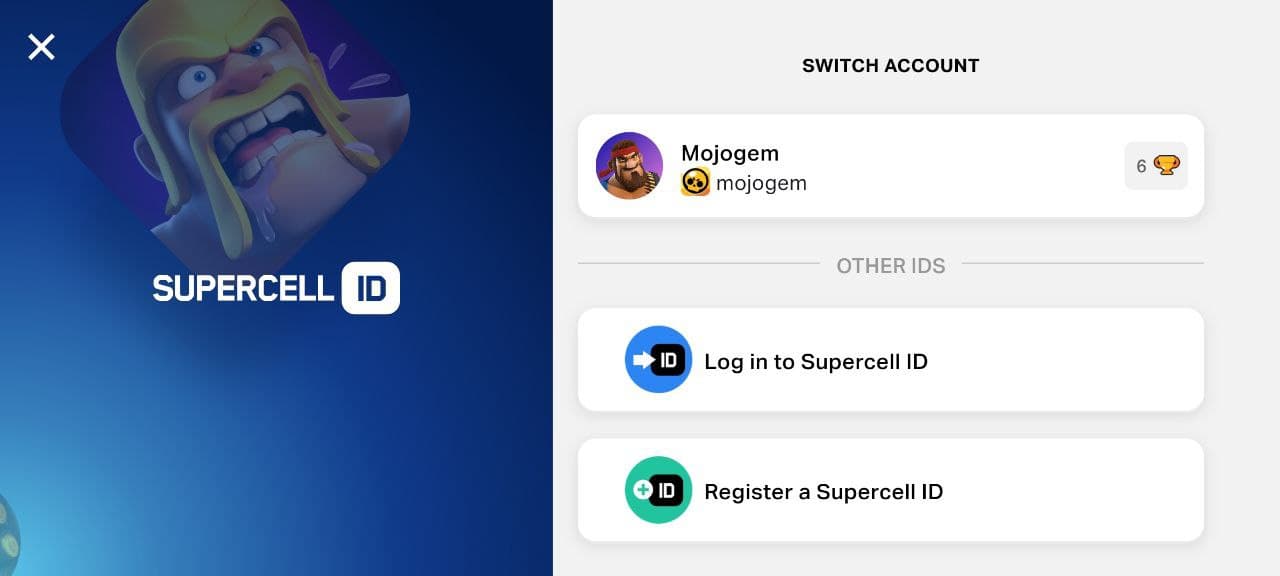 آموزش اتصال اکانت بازی کلش رویال به سوپرسل