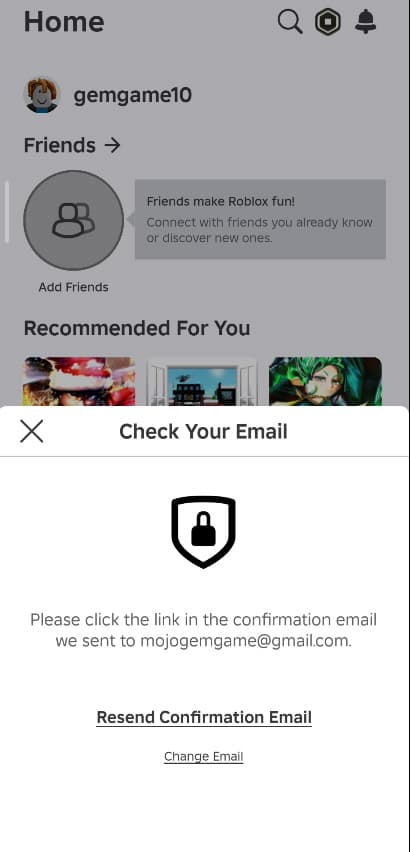آموزش فعال سازی تایید دو مرحلهای اکانت روبلاکس