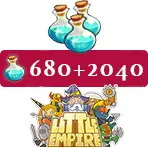 ایونت ۲۰۴۰ + ۶۸۰ تایی موجو لیتل امپایر (little empire)