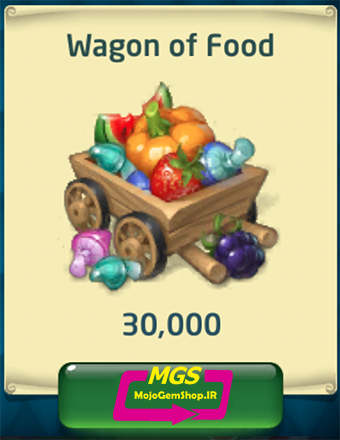 بسته ۳۰۰۰۰ غذا Dragon World