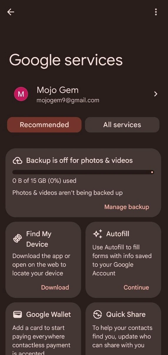 بازیابی اول