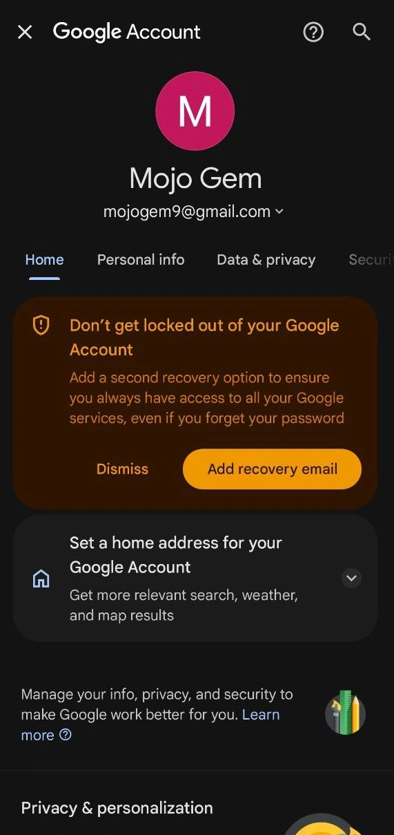 بازیابی اول