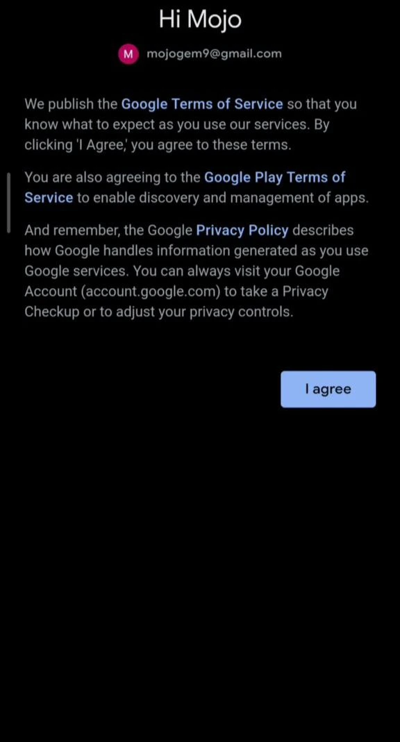 بازیابی رمز جیمیل