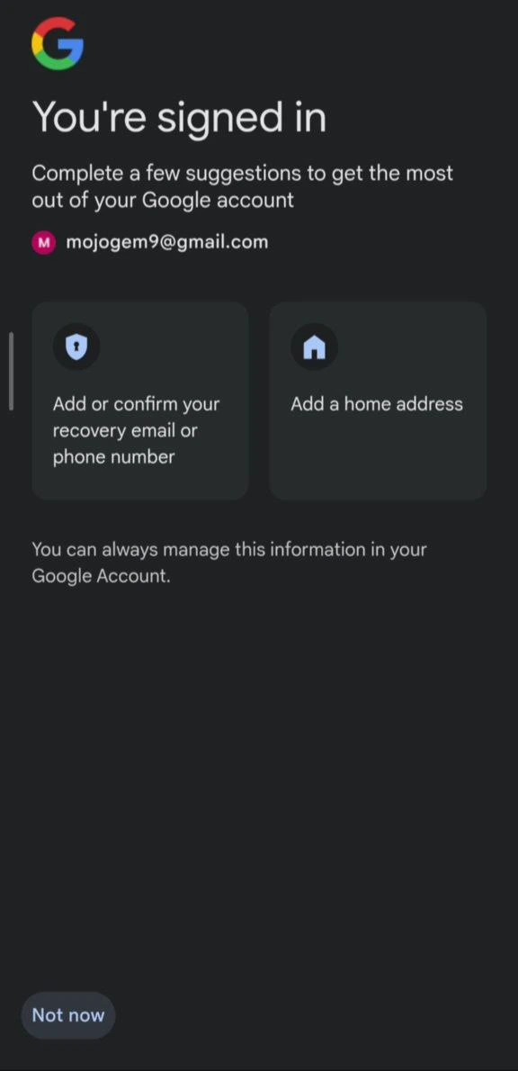 بازیابی رمز جیمیل
