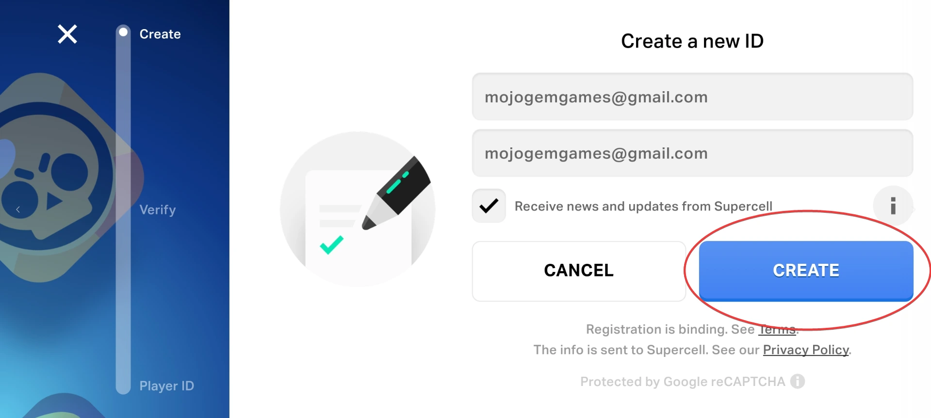 آموزش اتصال به اکانت سوپرسل