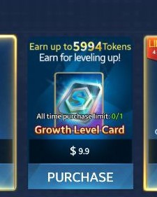 خرید Growth Level Card بازی هیروز ایوالود