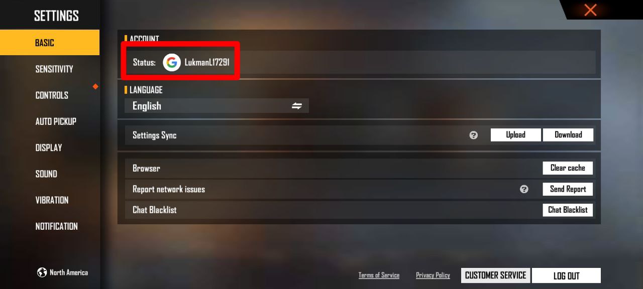 لینک کردن فری فایر به گوگل