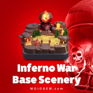آفر منظره Inferno War Base Scenery کلش اف کلنز (Clash of clans)