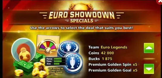 آفر (2) Euro Showdown ساکر استارز (لاگین مینی کلیپ یا فیسبوک)