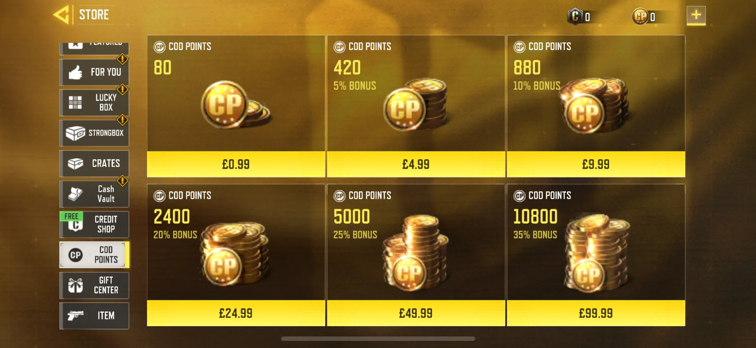 سی پی کالاف دیوتی موبایل